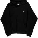 Champion Hoodie - Medium Black Cotton