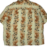 Puritan Floral Hawaiian Shirt - 2XL Orange Viscose