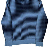 Polo By Ralph Lauren Striped 1/4 Zip - XL Blue Cotton