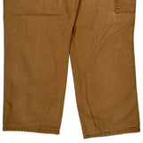 Made In USA Tyndale Carpenter Trousers - 36W 30L Brown Cotton