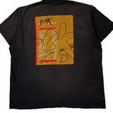 London Hall Of Fame The Rock Garden Single Stitch T-Shirt - XL Black Cotton