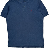 Polo By Ralph Lauren Polo Shirt - Large Blue Cotton
