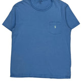 Polo By Ralph Lauren T-Shirt - Large Blue Cotton