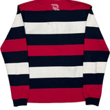 Qissn Struddys Striped Rugby Shirt - Large Multicoloured Cotton