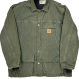 Made In USA Carhartt Jacket - XL Green Cotton