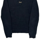 Ralph Lauren Collared Sweater - Large Navy Cotton