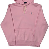 Polo By Ralph Lauren Hoodie - XL Pink Cotton