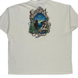 San Juan Hard Rock Cafe T-Shirt - 2XL White Cotton
