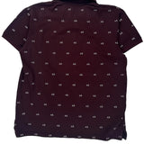 Armani Exchange Polo Shirt - XL Burgundy Cotton