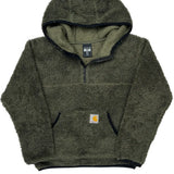 Age 8-10 Carhartt Fleece - Small Green Polyester