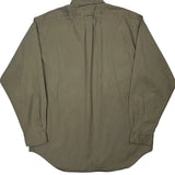Blake Ralph Lauren Shirt - Large Khaki Cotton