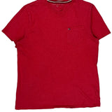 Tommy Hilfiger T-Shirt - Medium Red Cotton