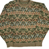 Unbranded Sweater - Large Green Wool Blend