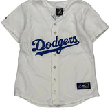 Los Angeles Dodgers Majestic Mlb Jersey - Small White Polyester