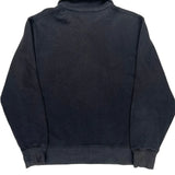 Walt Disney World Disney Collared 1/4 Zip - Large Black Cotton