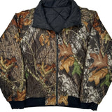 Mossy Oak Camo Bomber Jacket - Large Camo Polyester
