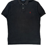 Polo By Ralph Lauren Polo Shirt - Large Black Cotton