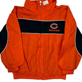 Age 6-7 Nfl Bears Windbreaker - Small Orange Polyester
