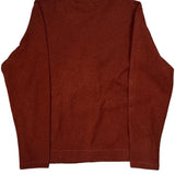 The North Face Long Sleeve T-Shirt - Large Red Cotton