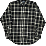 Blake Ralph Lauren Checked Shirt - Large Black & White Cotton