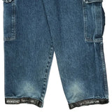 Exco Cargo Pants - 36W 30L Blue Cotton