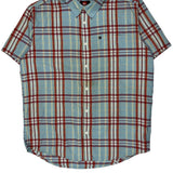 Quiksilver Checked Short Sleeve Shirt - XL Multicoloured Cotton