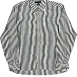 Tommy Hilfiger Striped Shirt - XL Black & White Linen