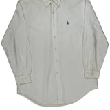 Ralph Lauren Shirt - Medium White Cotton