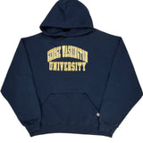 George Washington University Russell Athletic College Hoodie - XL Navy Cotton