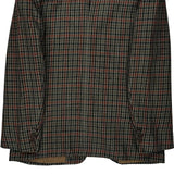 Aquascutum Checked Blazer - Large Multicoloured Wool