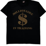 Motivational Fruit Of The Loom Single Stitch T-Shirt - Large Black Cotton Blend