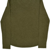 Carhartt Long Sleeve T-Shirt - Large Green Cotton