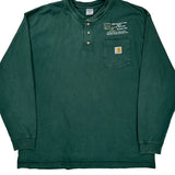 Anniversary 2004 Carhartt Long Sleeve T-Shirt - XL Green Cotton