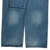 Coogi Wide Leg Graphic Jeans - 33W 31L Blue Denim