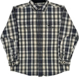 Carhartt Checked Flannel Shirt - XL Blue Cotton