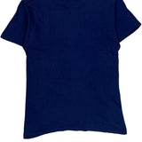 70S Mumbles T.K.O Spellout T-Shirt - Small Blue Cotton