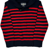 Age 5 Oshkosh Striped Sweater - XS Navy Cotton