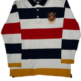 Polo By Ralph Lauren Striped Long Sleeve Polo Shirt - 2XL Multicoloured Cotton