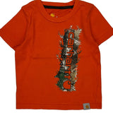 Age 2 Carhartt Graphic T-Shirt - 2XS Orange Cotton