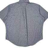 Ralph Lauren Striped Short Sleeve Shirt - 2XL Blue Cotton