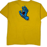 Youth Santa Cruz Graphic T-Shirt - XL Yellow Cotton