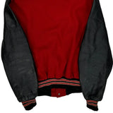 Delong College Varsity Jacket - Medium Black Leather