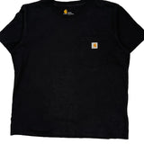 Carhartt T-Shirt - Large Black Cotton