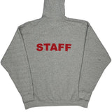 Adidas Hoodie - Large Gray Cotton Blend