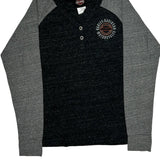 Grand Rapids Harley Davidson Graphic Long Sleeve T-Shirt - Large Black Cotton