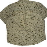 Woolrich Short Sleeve Shirt - XL Beige Cotton