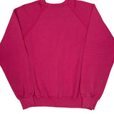 1990'S Blank Made In USA Lee Sweatshirt - Large Pink Cotton Blend