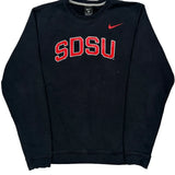 Sdsu Nike College Sweatshirt - Medium Black Cotton