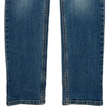 Levis Slim Fit Jeans - 28W 30L Blue Cotton