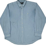 Blake Shirt Ralph Lauren Checked Shirt - 2XL Blue Cotton